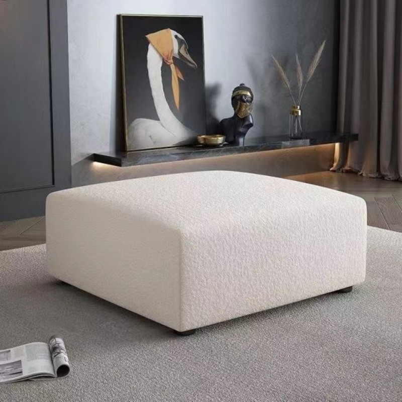 Luxury Bags Europe - Vierkante Lam kasjmier bank voetenbank futon