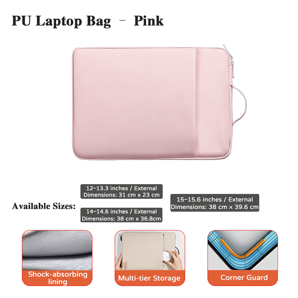 Luxury Bags Tier - Luxe PU-lederen laptoptas met meerdere opbergvakken,