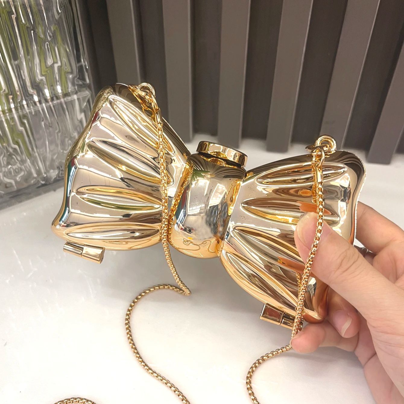 Luxury Bags Quality - Gouden avondtasje portemonnees en handtas luxe
