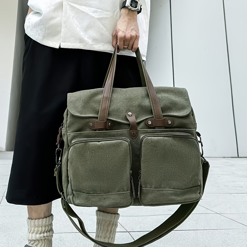 Canvas Tote Designer - 1 stuks verstelbare canvas crossbodytas met