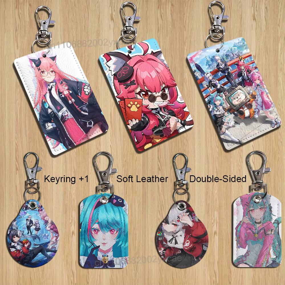 Key Holder Leather Pouch - NTE game Neverness to Everness rechthoekige