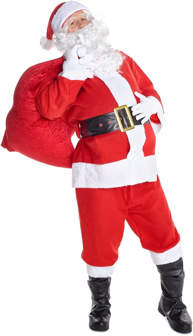 Luxury Bags Europe - Kerst Kerstman Kostuum Heren Luxe Lange