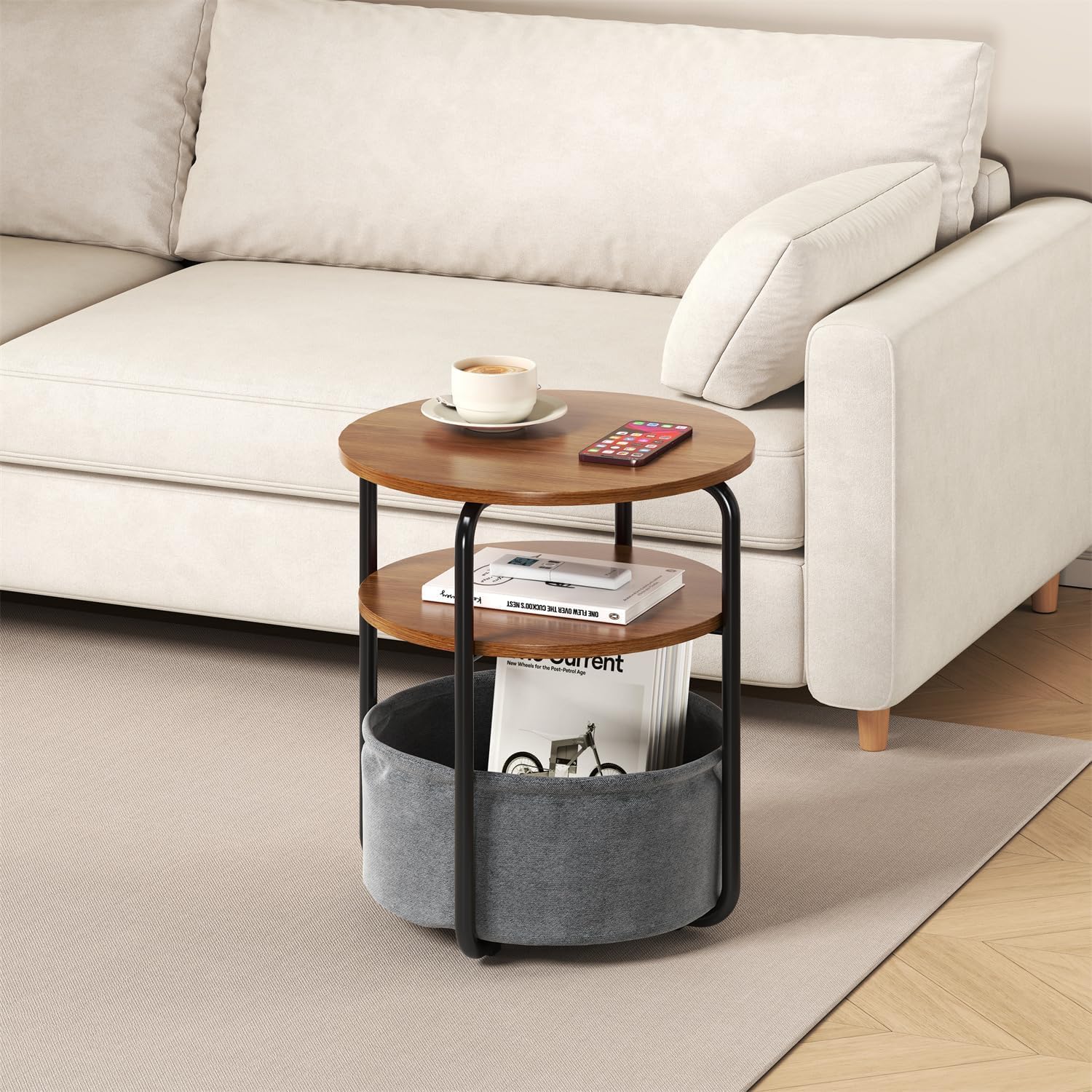 3-laags kleine ronde bijzettaf - Luxury Bags Tier recensie en prijs