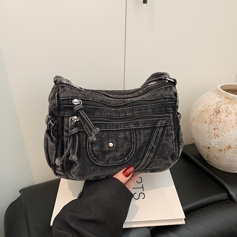 Streetstyle Retro Blauwe Denim - Luxury Bags Denim recensie en prijs