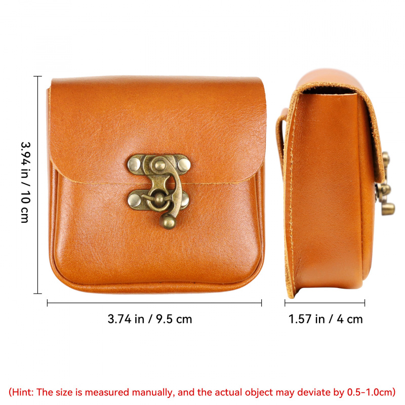 Zachte koeienhuid kleine heupt - Key Holder Leather Pouch recensie en prijs