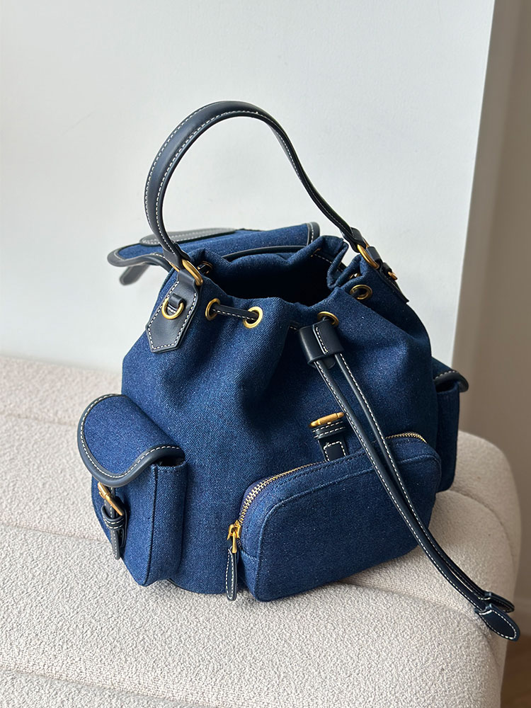 Denimblauwe damesrugzak 2026 N - Luxury Bags Denim recensie en prijs