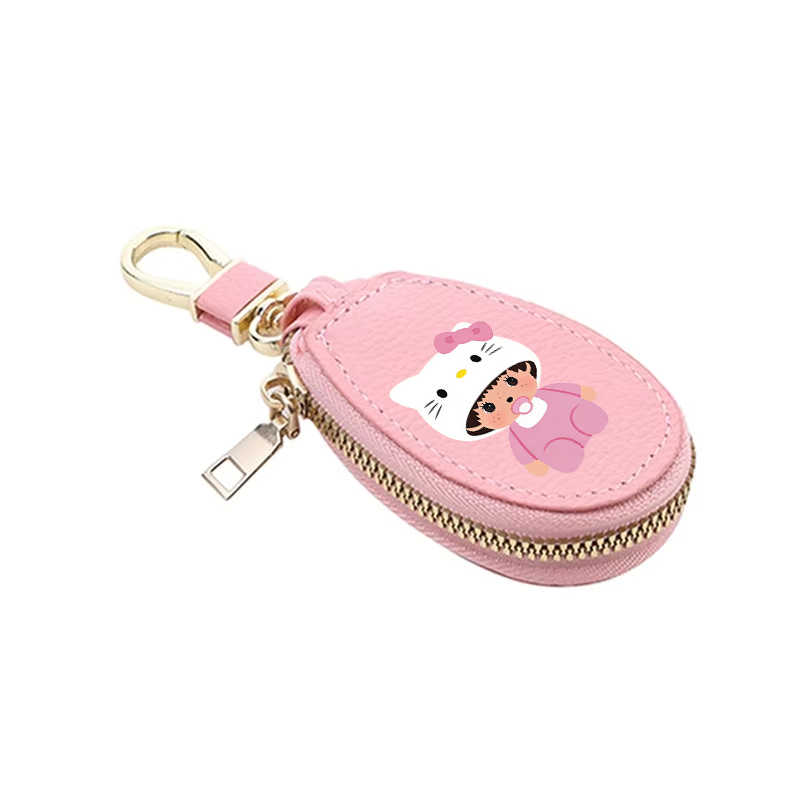 1 stks MONCHHICHI Lederen Rits - Key Holder Leather Pouch recensie en prijs