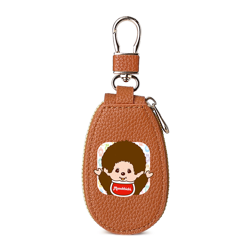 1 stks MONCHHICHI Lederen Rits - Key Holder Leather Pouch recensie en prijs