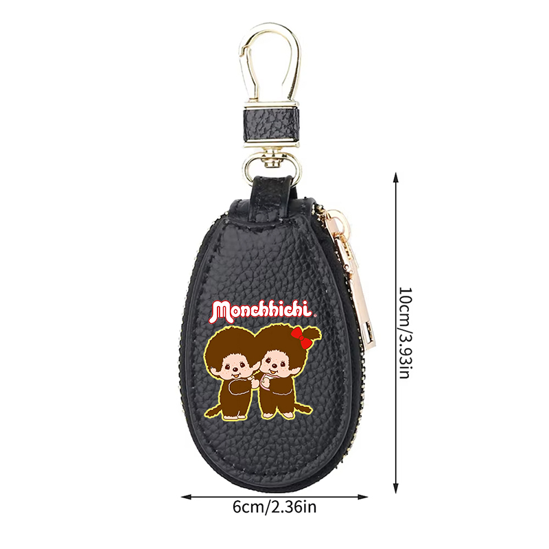 1 stks MONCHHICHI Lederen Rits - Key Holder Leather Pouch recensie en prijs