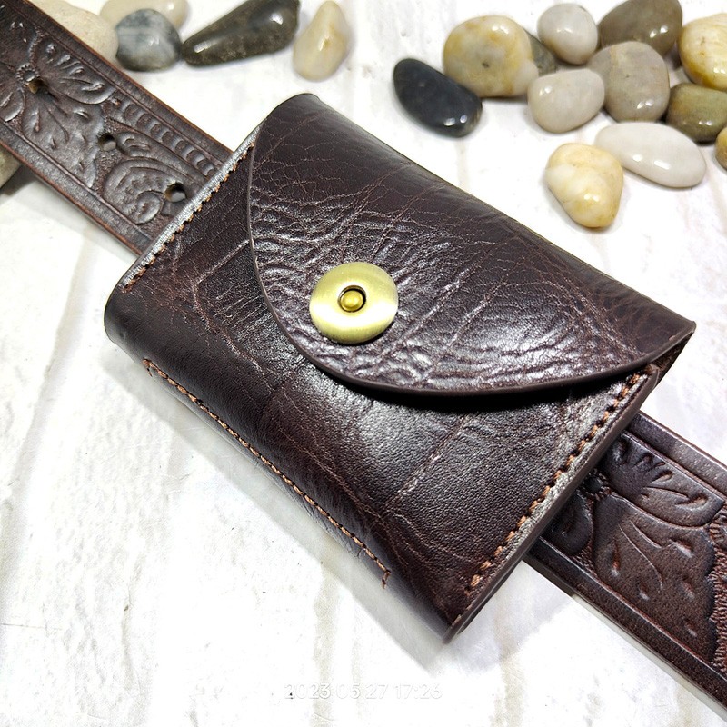 Blongk Mini Heuptas Dunne Riem - Key Holder Leather Pouch recensie en prijs