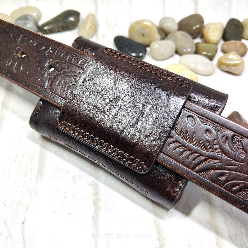 Blongk Mini Heuptas Dunne Riem - Key Holder Leather Pouch recensie en prijs