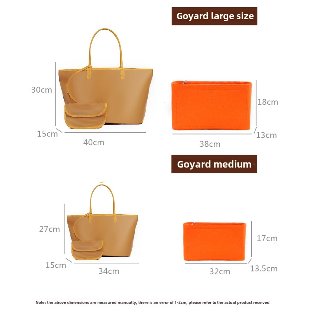 Vilten inzettas Cosmetische or - Luxury Bags Goyard recensie en prijs