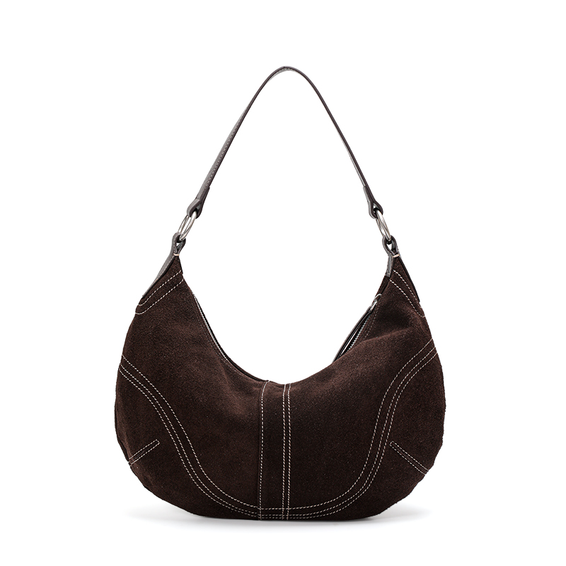Aidanni Suède Onderarmtas van  - Half Moon Bag Suede recensie en prijs