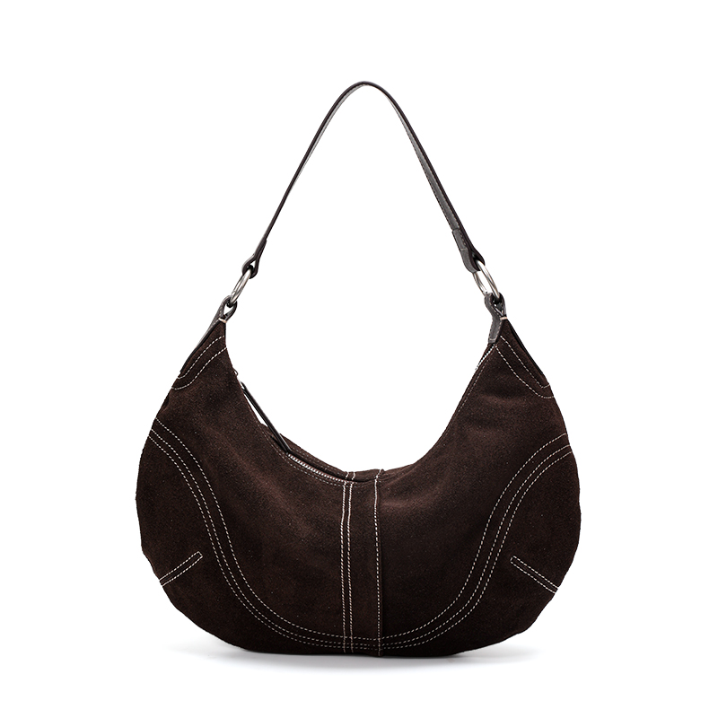 Aidanni Suède Onderarmtas van  - Half Moon Bag Suede recensie en prijs