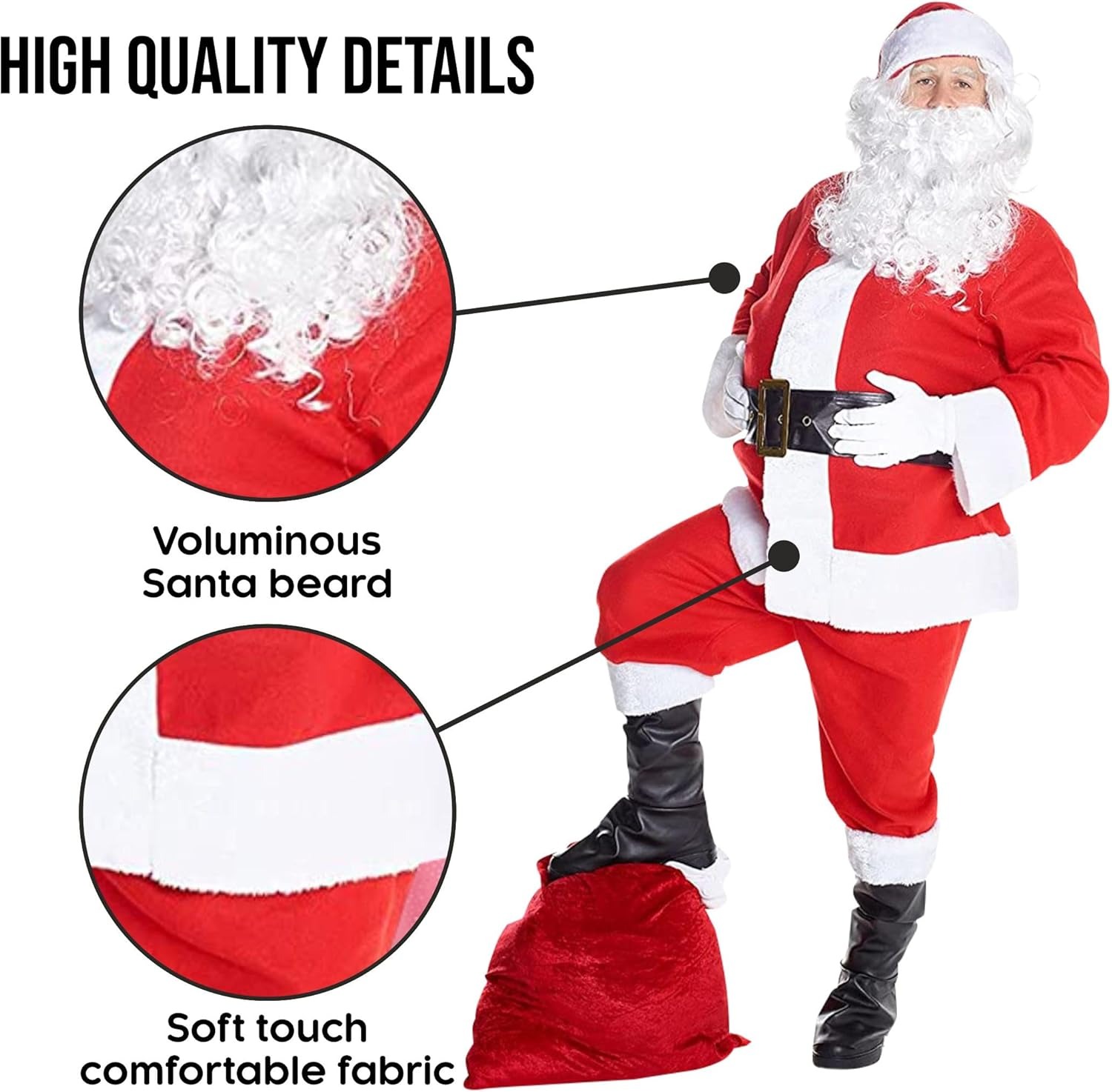 Kerst Kerstman Kostuum Heren L - Luxury Bags Europe recensie en prijs