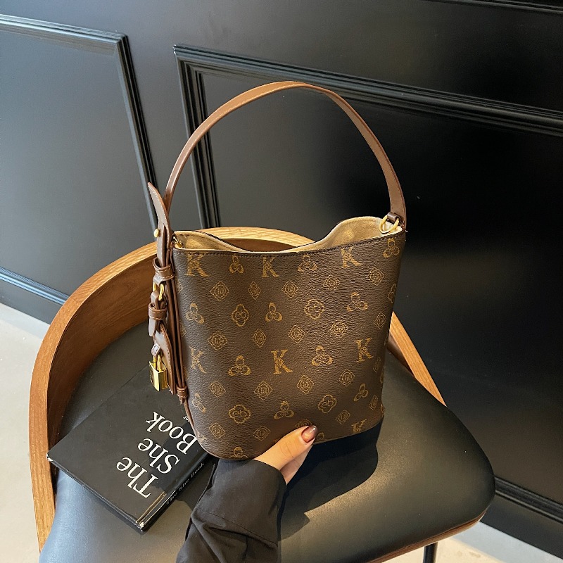 Nieuwe retro mode geprinte buc - Luxury Bags Sale recensie en prijs