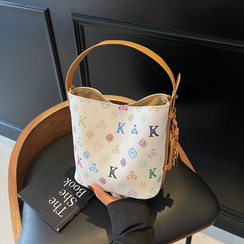 Nieuwe retro mode geprinte buc - Luxury Bags Sale recensie en prijs