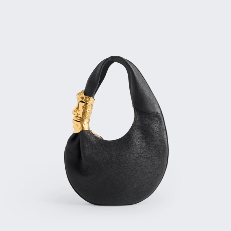 Designer luxe soufflé tas dame - Half Moon Bag Suede recensie en prijs
