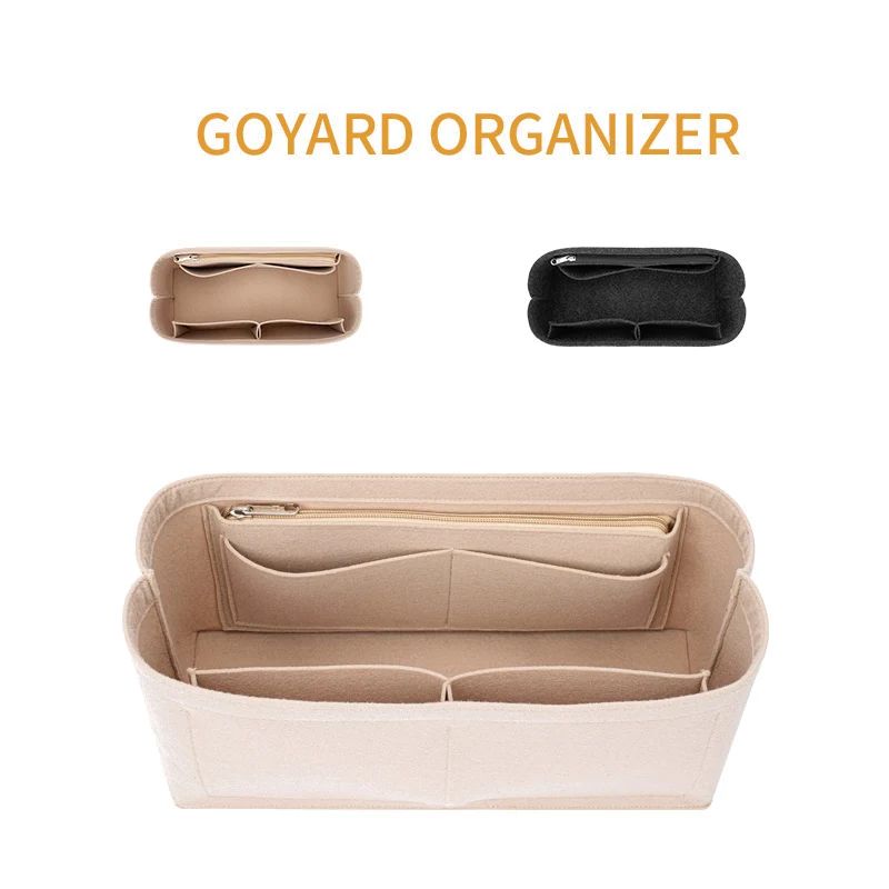 Vilten inzettas voor cosmetica - Luxury Bags Goyard recensie en prijs